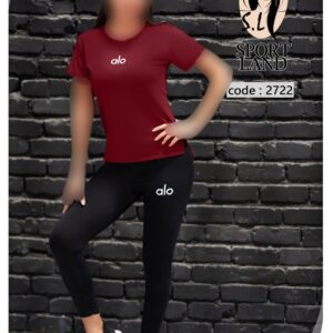 ست تیشرت شلوار ورزشی زنانه کد :2722 (تک عددی )