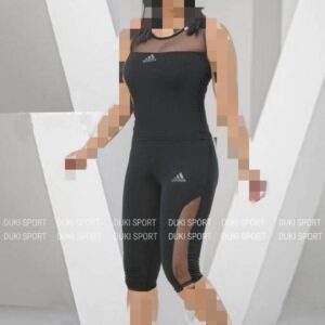 ست تاپ شلوارک توردار ورزشی زنانه کد 0120 ( تک عددی )