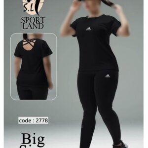 ست تیشرت و لگ ورزشی زنانه کد2778 ( تک عددی )